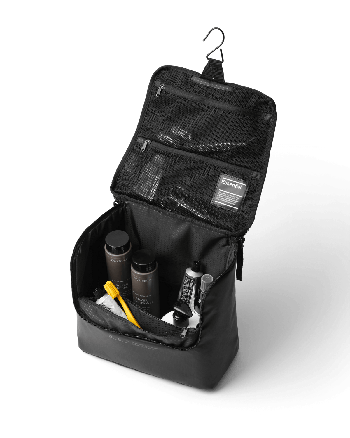 Essential Washbag M Black Out