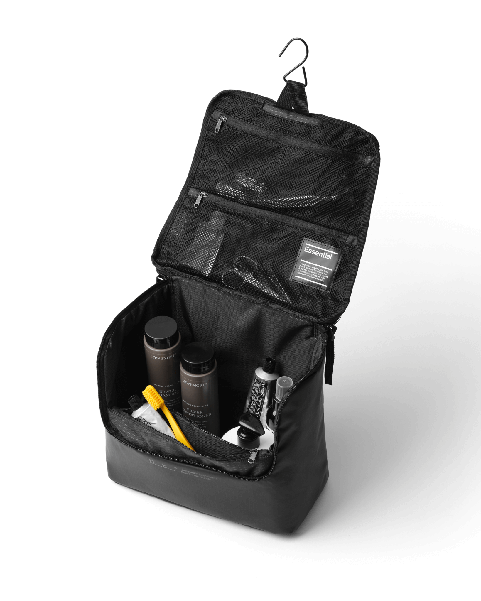 Essential Washbag M Oatmilk